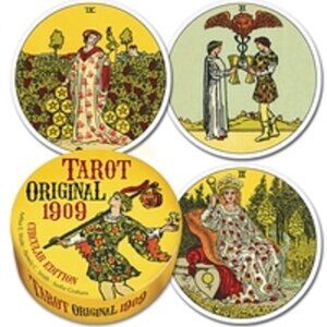 Tarot Original 1909, Circular Deck Rider-Waite-Smith tarot and guidebook
